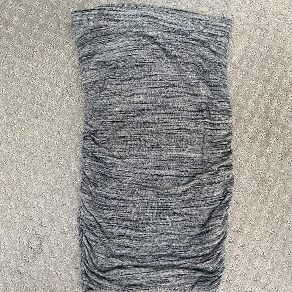 Splendid Cotton Ruched Space Dyed Pencil Skirt - Picture 2 of 2